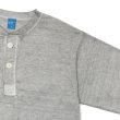 画像4: Good On(グッドオン)Long Sleeve Heavy Henley Neck Tee(ロングスリーブヘビーヘンリーネックTシャツ)"Pigment Dye" / Ash(アッシュ) (4)