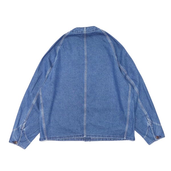 画像2: BARNS OUTFITTERS×BIG MAC(バーンズアウトフィッターズ×ビックマック)Denim Engineers Jacket(デニムエンジニアーズジャケット) / L,Indigo(ライトインディゴ) (2)