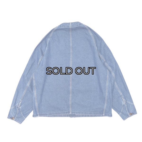 画像2: BARNS OUTFITTERS×BIG MAC（バーンズアウトフィッターズ×ビックマック）Denim Engineers Jacket（デニムエンジニアーズジャケット） / L,Indigo（ライトインディゴ） (2)