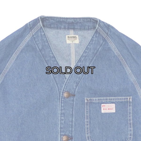 画像4: BARNS OUTFITTERS×BIG MAC（バーンズアウトフィッターズ×ビックマック）Denim Engineers Jacket（デニムエンジニアーズジャケット） / L,Indigo（ライトインディゴ） (4)