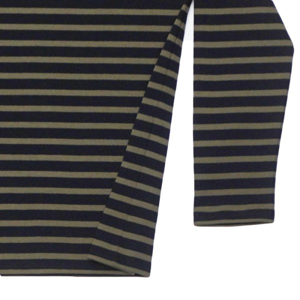 画像5: SAINT JAMES（セントジェームス）OUESSANT（ウエッソン）/ NOIR×TOURBE（ブラック×カーキ） (5)