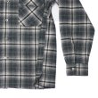 画像5: ＜30％OFF＞*A VONTADE（アボンタージ）Wool Plaid Open Color Shirt（ウールプレイドオープンカラーシャツ）/ Grey×Green（グレー×グリーン） (5)