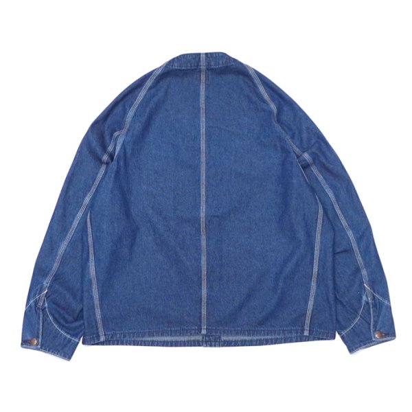 画像2: BARNS OUTFITTERS×BIG MAC(バーンズアウトフィッターズ×ビックマック)Denim Engineers Jacket(デニムエンジニアーズジャケット) / Indigo(インディゴ) (2)