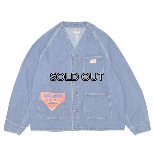 画像1: BARNS OUTFITTERS×BIG MAC（バーンズアウトフィッターズ×ビックマック）Denim Engineers Jacket（デニムエンジニアーズジャケット） / L,Indigo（ライトインディゴ） (1)