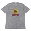 画像1: BARNS OUTFITTERS (バーンズアウトフィッターズ) "STANDARD" TSURI-AMI Crew Print T-Shirt (吊り編みクループリントTシャツ)"BIG-SUN" / Grey (グレー) (1)