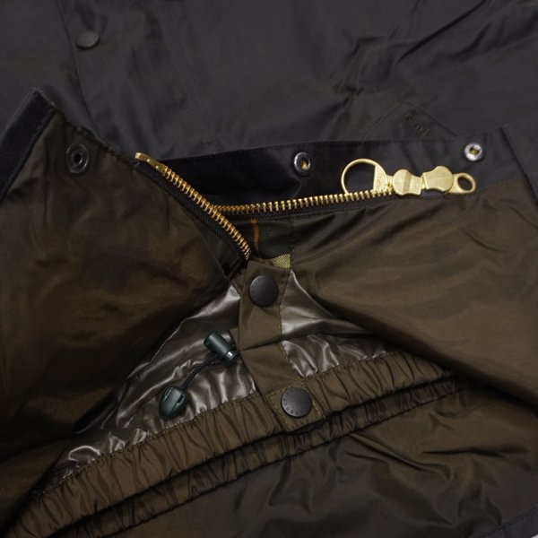 画像9: Barbour(バブァー)TRANSPORT WAX JACKET(トランスポートワックスジャケット)"Wax Cotton" / Sage(セージ) (9)