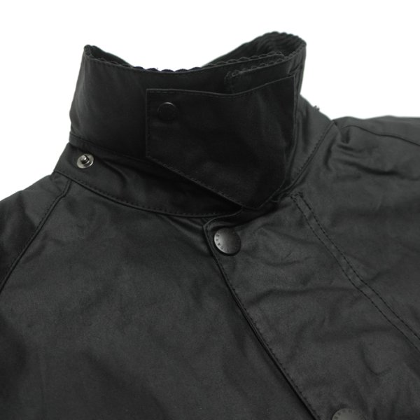 画像5: Barbour(バブァー)TRANSPORT WAX JACKET(トランスポートワックスジャケット)"Wax Cotton" / Black(ブラック) (5)