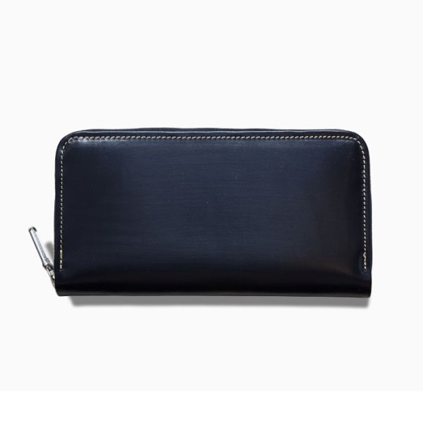 画像1: Whitehouse Cox（ホワイトハウスコックス）S2622 Long Zip Wallet（ロングジップウォレット）/Navy（ネイビー） (1)