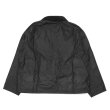 画像2: Barbour(バブァー)TRANSPORT WAX JACKET(トランスポートワックスジャケット)"Wax Cotton" / Black(ブラック) (2)