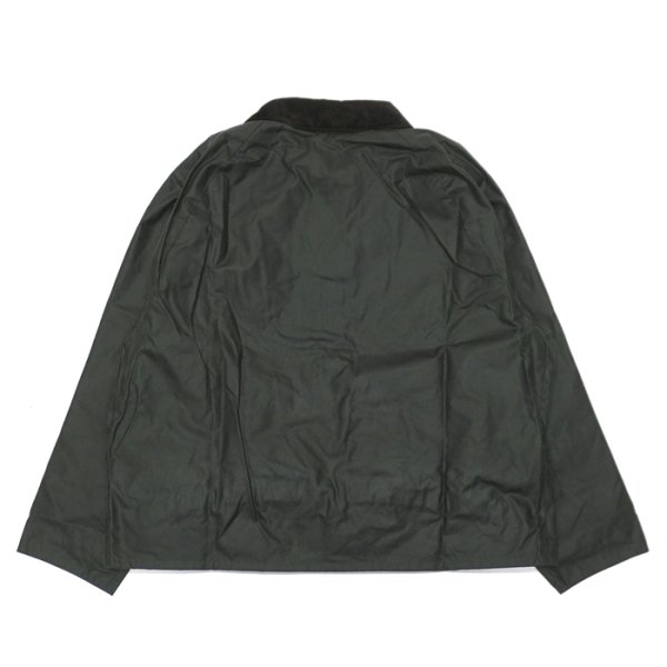 画像2: Barbour(バブァー)TRANSPORT WAX JACKET(トランスポートワックスジャケット)"Wax Cotton" / Sage(セージ) (2)