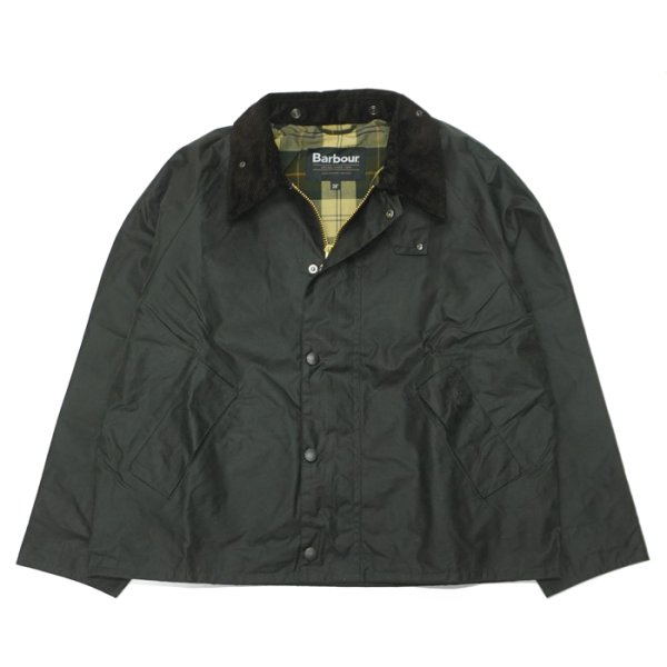 画像1: Barbour(バブァー)TRANSPORT WAX JACKET(トランスポートワックスジャケット)"Wax Cotton" / Sage(セージ) (1)