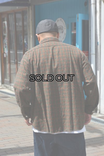 画像9: Post O'Alls（ポストオーバーオールズ）St.Louis（セント・ルイス）”Cotton Flannel Plaid" / Orange Block（オレンジ ブロックチェック） (9)
