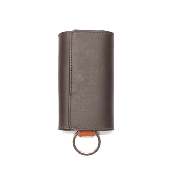 画像1: Whitehouse Cox(ホワイトハウスコックス)S9692 Key Case With Ring(キーケース)/Brown×Tan(ブラウン×タン) (1)