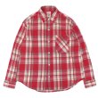 画像1: BARNS OUTFITTERS×BIG MAC（バーンズアウトフィッターズ×ビックマック）Flannel L/S Shirt（フランネルロングスリーブシャツ） / Red（レッド） (1)