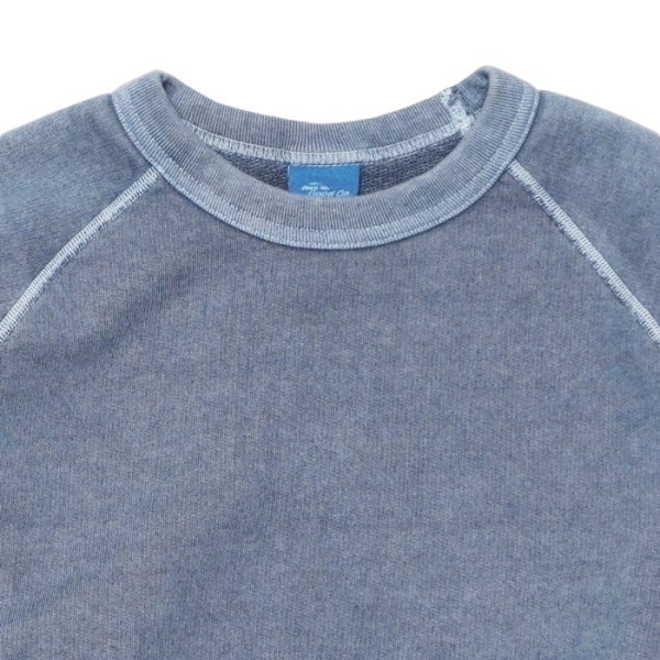 画像2: Good On（グッドオン）Raglan Crew Sweat（ラグランクルースウェット）"Pigment Dye" / Ajisai（アジサイ） (2)