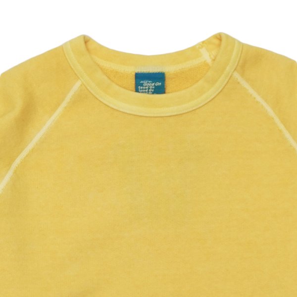 画像3: Good On（グッドオン）Raglan Crew Sweat（ラグランクルースウェット）"Pigment Dye" / Straw（ストロー） (3)