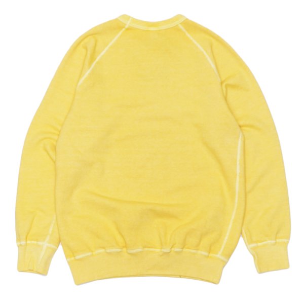 画像2: Good On（グッドオン）Raglan Crew Sweat（ラグランクルースウェット）"Pigment Dye" / Straw（ストロー） (2)