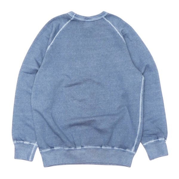 画像5: Good On（グッドオン）Raglan Crew Sweat（ラグランクルースウェット）"Pigment Dye" / Ajisai（アジサイ） (5)