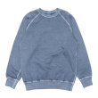 画像1: Good On（グッドオン）Raglan Crew Sweat（ラグランクルースウェット）"Pigment Dye" / Ajisai（アジサイ） (1)