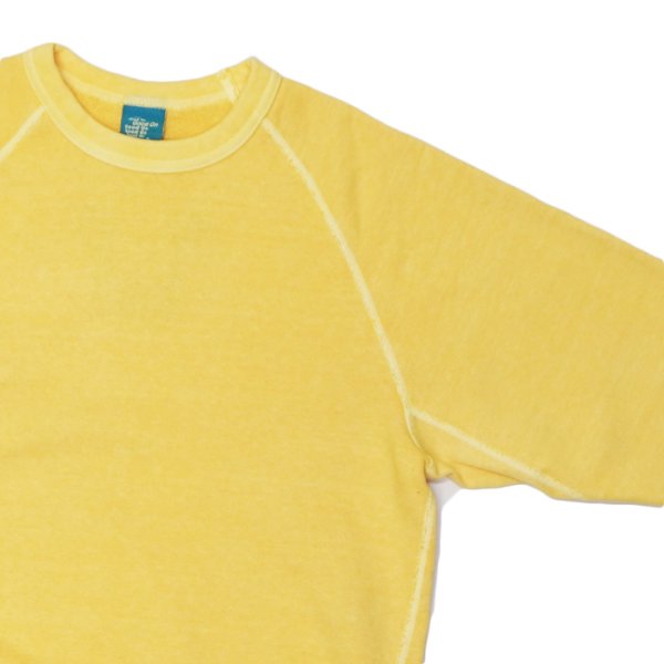 画像4: Good On（グッドオン）Raglan Crew Sweat（ラグランクルースウェット）"Pigment Dye" / Straw（ストロー） (4)