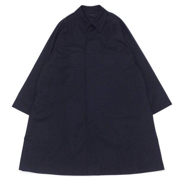 画像1: KAPTAIN SUNSHINE（キャプテンサンシャイン）Wool Cavalry Walker Coat（ウールキャバリーウォーカーコート） / Navy（ネイビー） (1)