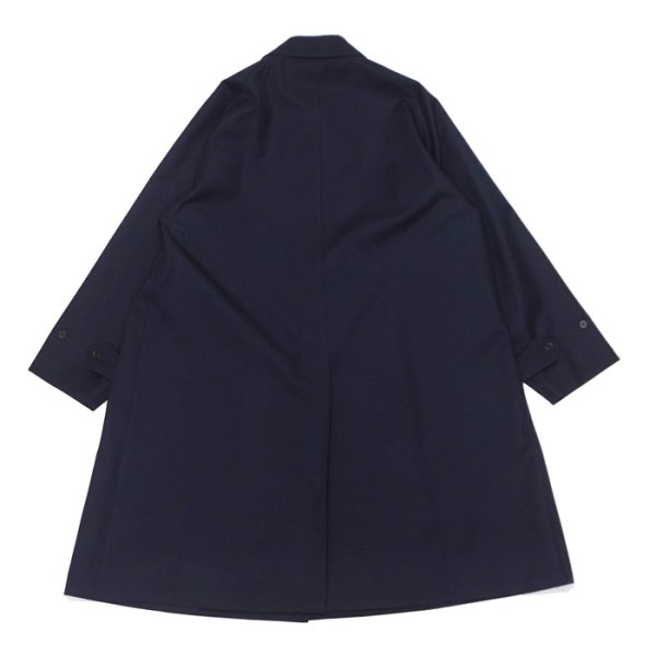 画像2: KAPTAIN SUNSHINE（キャプテンサンシャイン）Wool Cavalry Walker Coat（ウールキャバリーウォーカーコート） / Navy（ネイビー） (2)