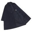 画像3: KAPTAIN SUNSHINE（キャプテンサンシャイン）Walker Coat（ウォーカーコート）"FINX COTTON Fully Lined" / Navy（ネイビー） (3)