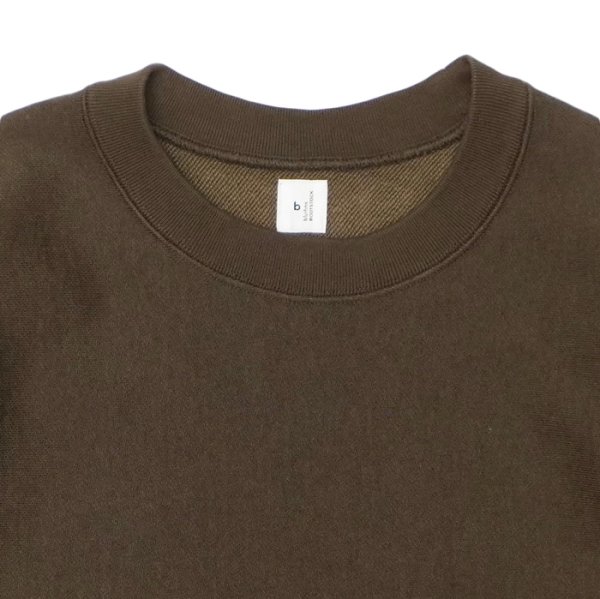 画像3: blurhms ROOTSTOCK（ブラームスルーツストック）Soft&Hard Sweat Crew Neck Pullover（ソフト&ハードスウェットクルーネックプルオーバー）/ Khaki Brown（カーキブラウン） (3)