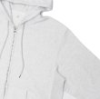 画像4: blurhms ROOTSTOCK（ブラームスルーツストック）Soft&Hard Sweat Hoodie Zip（ソフト&ハードスウェットフーディジップ）/ Heather White（ヘザーホワイト） (4)