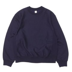 blurhms ROOTSTOCK（ブラームスルーツストック）Soft&Hard Sweat Crew Neck Pullover（ソフト&ハードスウェットクルーネックプルオーバー）/ Dark Purple（ダークパープル）