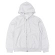 画像1: blurhms ROOTSTOCK（ブラームスルーツストック）Soft&Hard Sweat Hoodie Zip（ソフト&ハードスウェットフーディジップ）/ Heather White（ヘザーホワイト） (1)