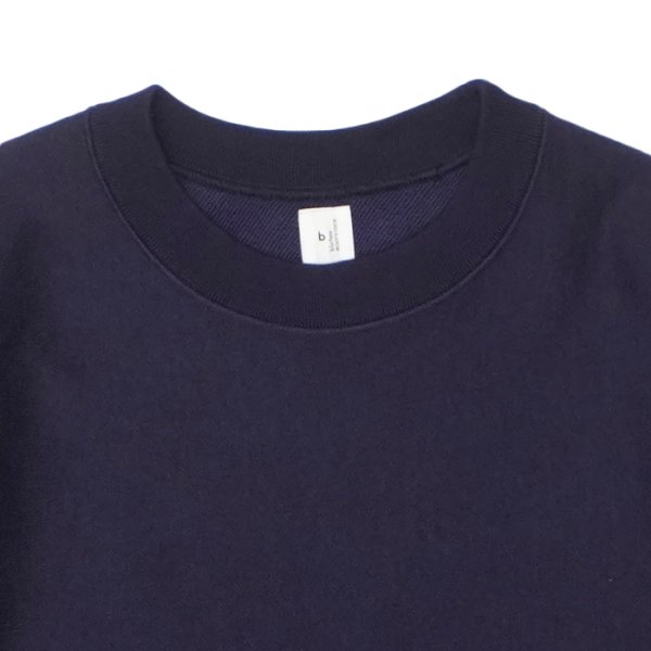 画像3: blurhms ROOTSTOCK（ブラームスルーツストック）Soft&Hard Sweat Crew Neck Pullover（ソフト&ハードスウェットクルーネックプルオーバー）/ Dark Purple（ダークパープル） (3)