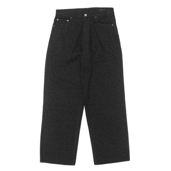 画像1: ★ポイント１０％（12/8迄）alvana（アルヴァナ）Bharat DENIM SKATE PANTS（バーラトデニムスケートパンツ）/ Ink Black（インクブラック）【裾上げ無料】 (1)