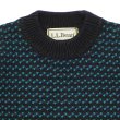 画像3: L.L.Bean（エルエルビーン）Men's Wayne Sweater Bard's-Eye（メンズ ウェインセーターバーズアイ）"Japan Edition" / Charcoal×Plum×Teal（チャコール×パルム×ティール） (3)