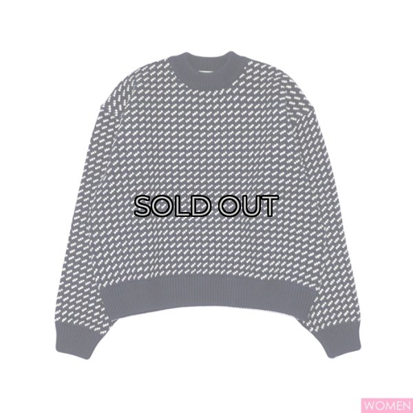 画像1: L.L.Bean（エルエルビーン）Ladies Wayne Sweater Bard's-Eye（レディース ウェインセーターバーズアイ）"Japan Edition" / Navy×Natural（ネイビー×ナチュラル） (1)