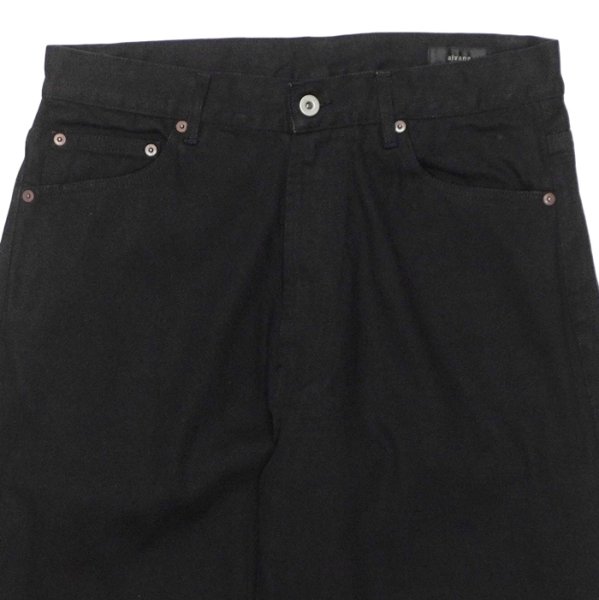 画像4: ★ポイント１０％（12/8迄）alvana（アルヴァナ）Bharat DENIM SKATE PANTS（バーラトデニムスケートパンツ）/ Ink Black（インクブラック）【裾上げ無料】 (4)