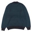 画像2: L.L.Bean（エルエルビーン）Men's Wayne Sweater Bard's-Eye（メンズ ウェインセーターバーズアイ）"Japan Edition" / Charcoal×Plum×Teal（チャコール×パルム×ティール） (2)