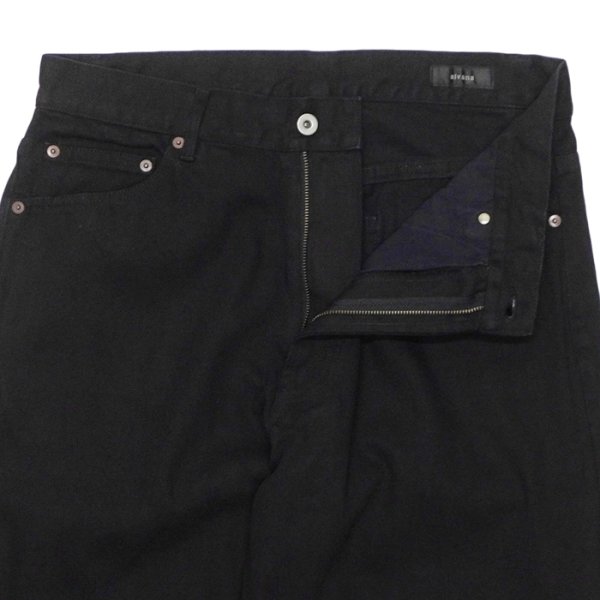 画像5: ★ポイント１０％（12/8迄）alvana（アルヴァナ）Bharat DENIM SKATE PANTS（バーラトデニムスケートパンツ）/ Ink Black（インクブラック）【裾上げ無料】 (5)