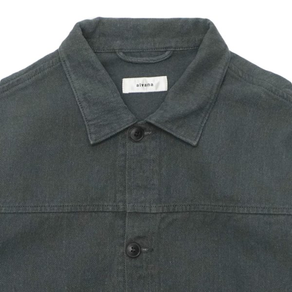 画像4: alvana（アルヴァナ）NATURAL TWILL SHORT JACKET（ナチュラルツイルショートジャケット）/ Khaki（カーキ） (4)