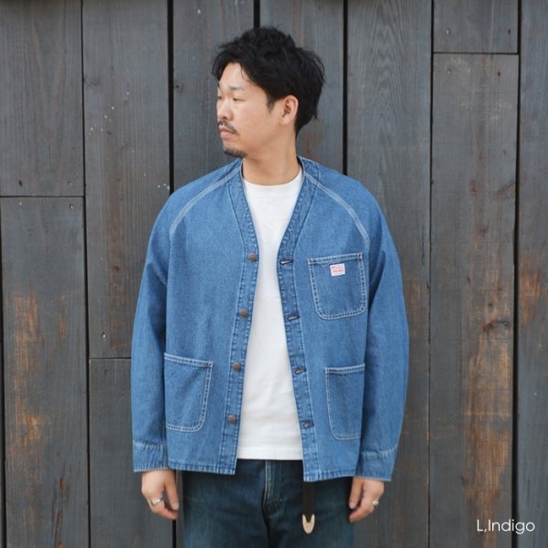 画像8: BARNS OUTFITTERS×BIG MAC(バーンズアウトフィッターズ×ビックマック)Denim Engineers Jacket(デニムエンジニアーズジャケット) / Indigo(インディゴ) (8)