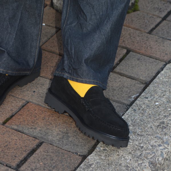 画像10: G.H.BASS（ジーエイチバス）LARSON（ラーソン・ラグソール）"Lug Sole" / Black Suede（ブラックスウェード） (10)