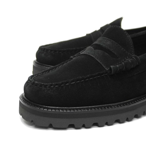 画像6: G.H.BASS（ジーエイチバス）LARSON（ラーソン・ラグソール）"Lug Sole" / Black Suede（ブラックスウェード） (6)