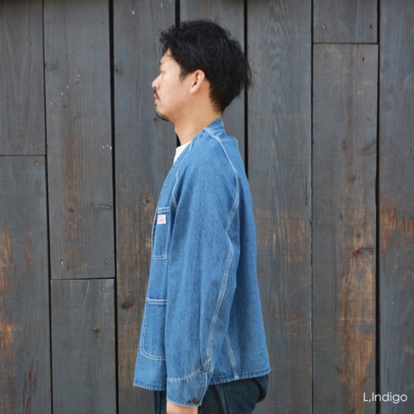 画像9: BARNS OUTFITTERS×BIG MAC(バーンズアウトフィッターズ×ビックマック)Denim Engineers Jacket(デニムエンジニアーズジャケット) / Indigo(インディゴ) (9)