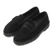 画像2: G.H.BASS（ジーエイチバス）LARSON（ラーソン・ラグソール）"Lug Sole" / Black Suede（ブラックスウェード） (2)