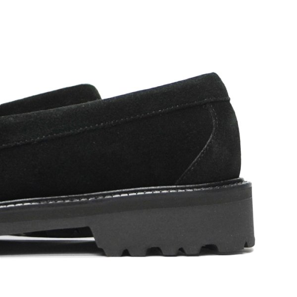 画像7: G.H.BASS（ジーエイチバス）LARSON（ラーソン・ラグソール）"Lug Sole" / Black Suede（ブラックスウェード） (7)