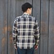 画像9: BARNS OUTFITTERS×BIG MAC（バーンズアウトフィッターズ×ビックマック）Flannel L/S Shirt（フランネルロングスリーブシャツ） / Red（レッド） (9)