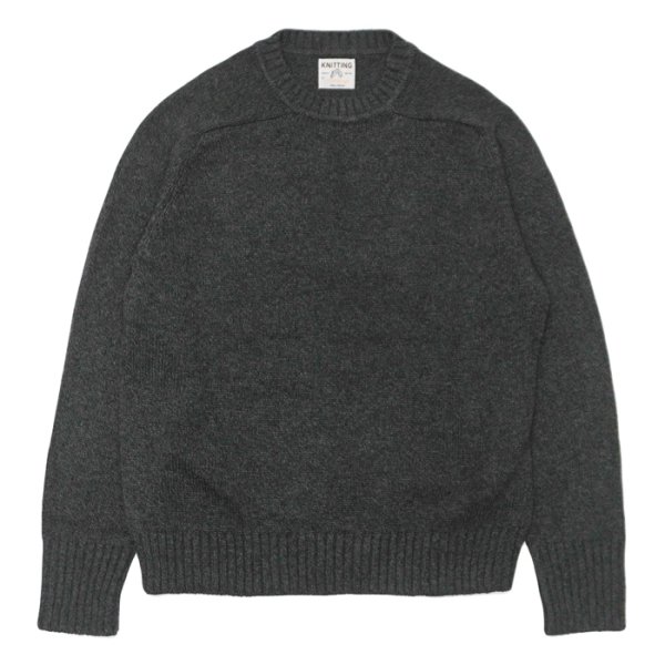画像1: ★ポイント１０％（12/8迄）FilMelange（フィルメランジェ）SIEK（シーク）"Silk Wool Cotton Knit" / Moss Charcoal（モスチャコール） (1)