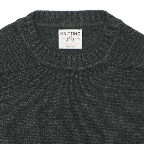 画像3: ★ポイント１０％（12/8迄）FilMelange（フィルメランジェ）SIEK（シーク）"Silk Wool Cotton Knit" / Moss Charcoal（モスチャコール） (3)