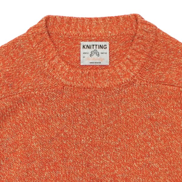 画像3: ★ポイント１０％（12/8迄）FilMelange（フィルメランジェ）SIEK（シーク）"Silk Wool Cotton Knit" / Orange（オレンジ） (3)