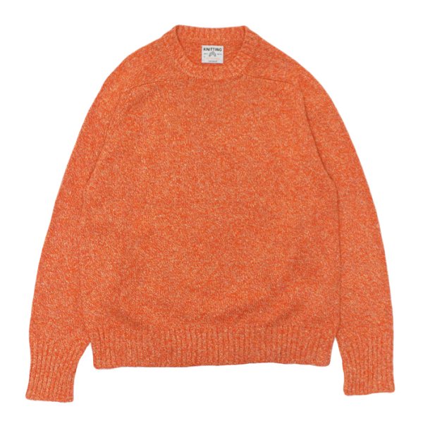 画像1: ★ポイント１０％（12/8迄）FilMelange（フィルメランジェ）SIEK（シーク）"Silk Wool Cotton Knit" / Orange（オレンジ） (1)
